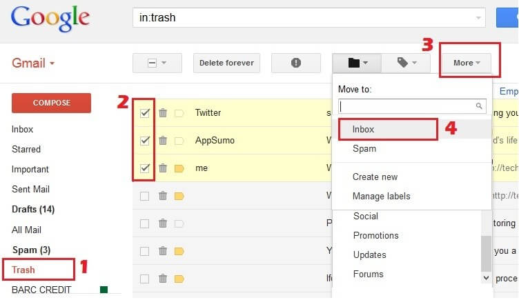 Восстановить удаленные сообщения gmail. Как восстановить письмо из корзины gmail. Как удалить папку в gmail. Как восстановить удалённые письма в gmail. Как восстановить удалённые письма в майл почте из корзины.