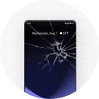 broken screen