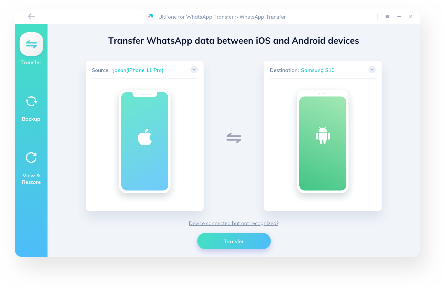 transfer whatsApp to new phone