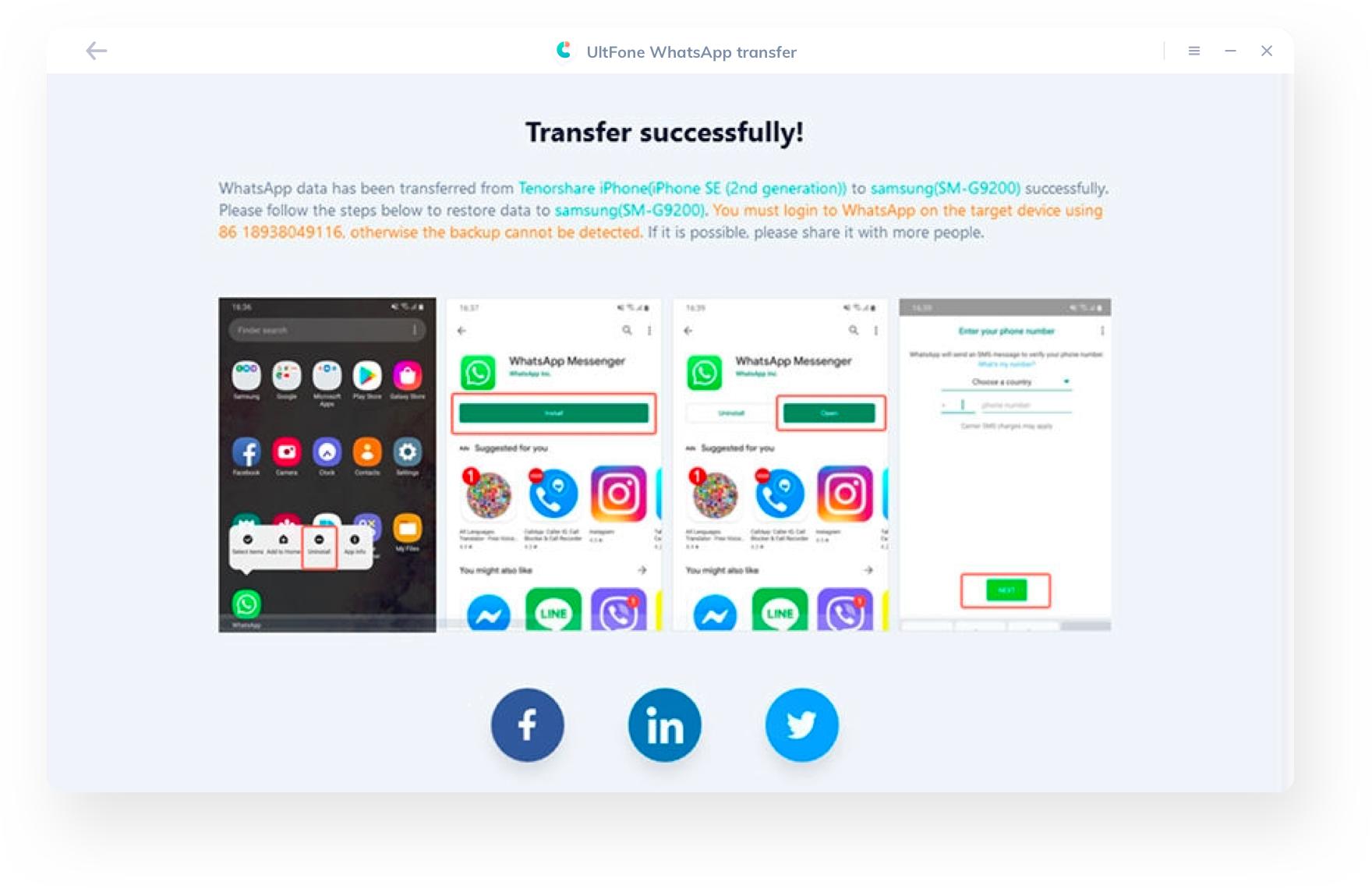 restore whatsapp from backup file